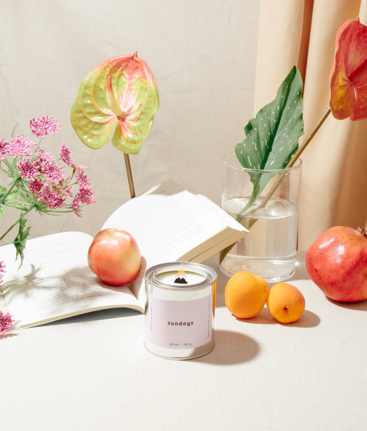 Sundays | Lavender + Apricot + Sandalwood - Cotton Wick - 6.8oz